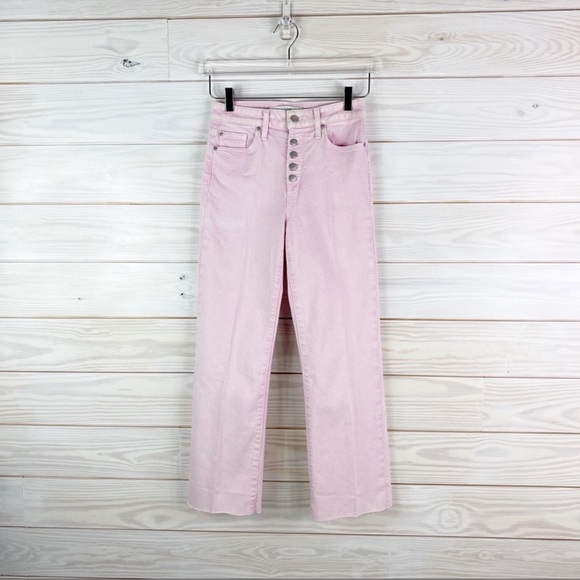 Joe's Jeans The Wyatt High Rise Raw Hem Cropped Size 30 NWT - Picture 4 of 11